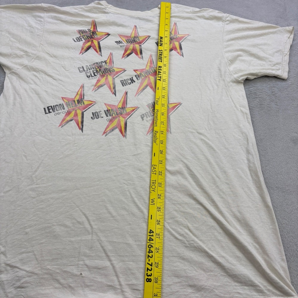 Vintage Ringo Starr Shirt Mens XL White 1989 All Starr Band Tour Graphic 80s - Picture 10 of 11